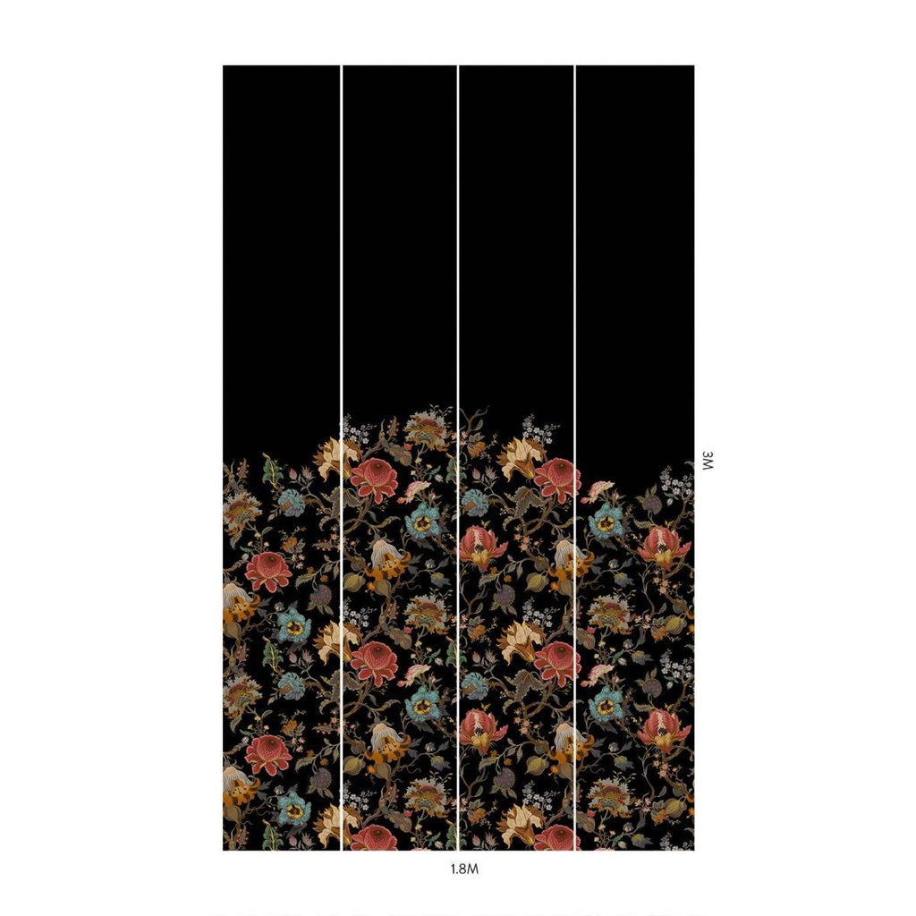 ARTEMIS CLIMBING WALLS Wallpaper - Black