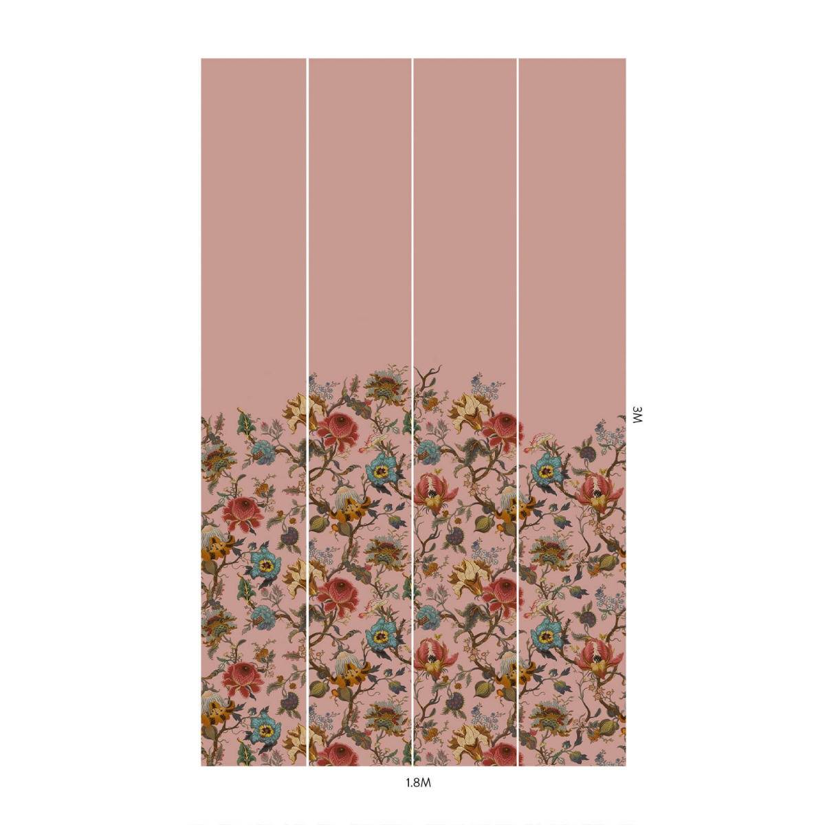 ARTEMIS CLIMBING WALLS Wallpaper - Blush