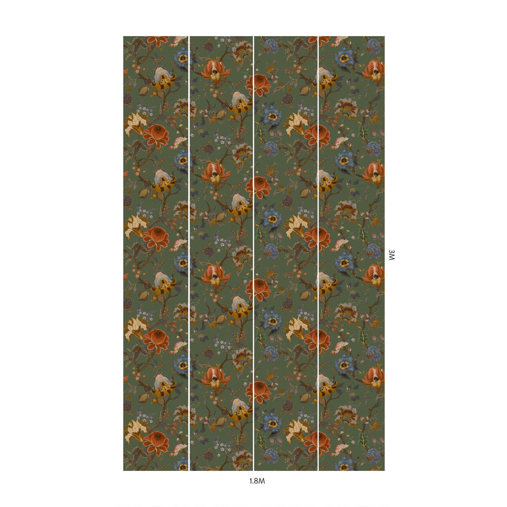 ARTEMIS Wallpaper - Moss Green