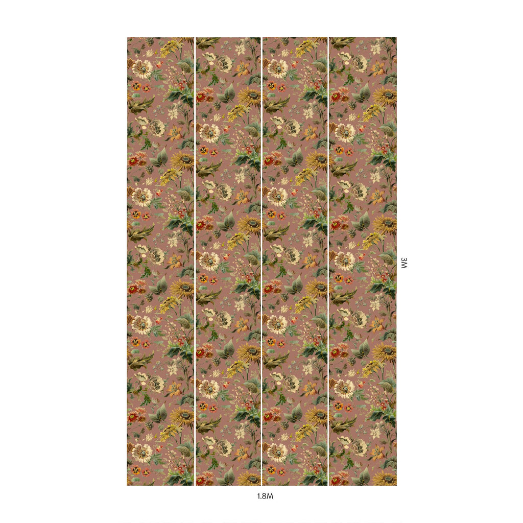 AVALON Wallpaper - Puce Pink