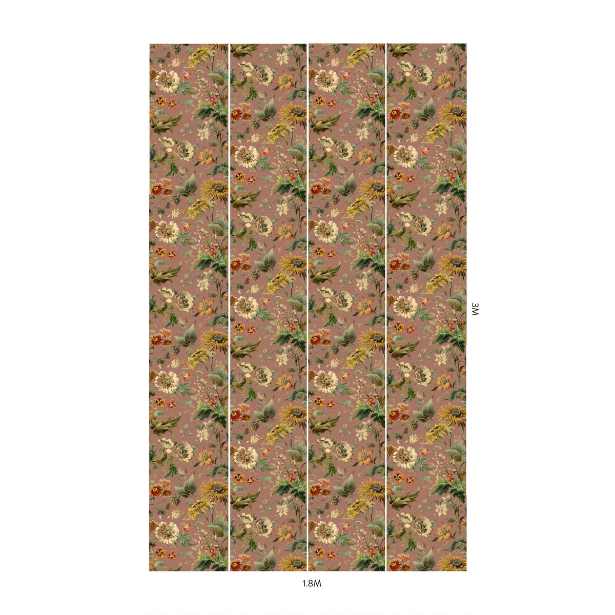 AVALON Wallpaper - Puce Pink