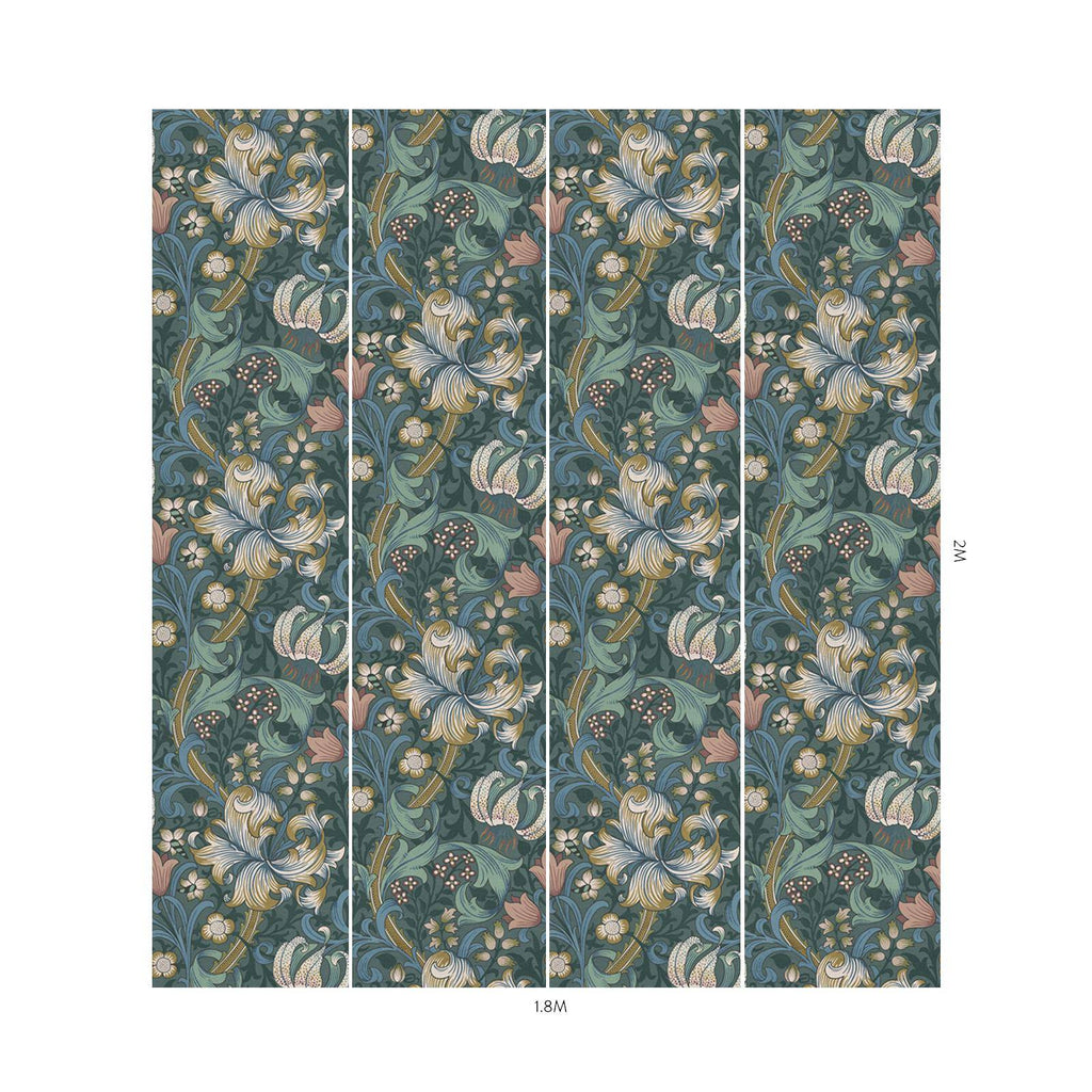 GOLDEN LILY Wallpaper - Euphorbia