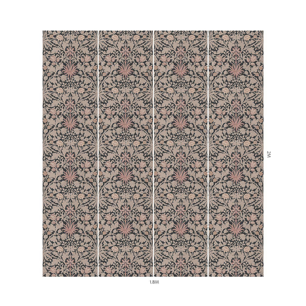 HYACINTH NOVELLUS Wallpaper - Noir