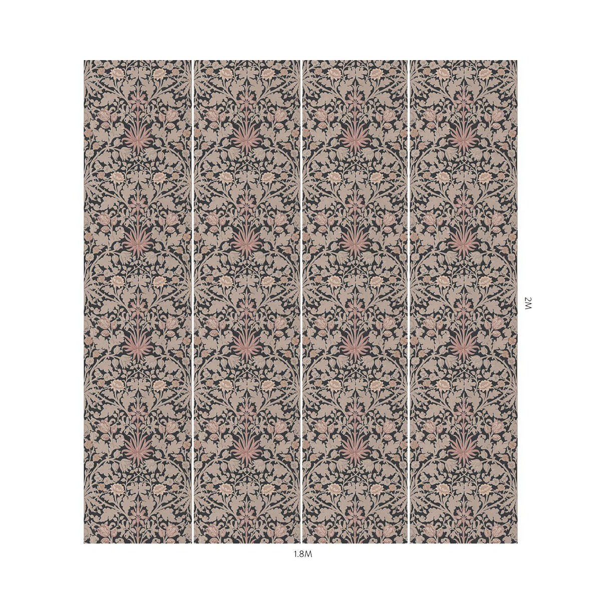 HYACINTH NOVELLUS Wallpaper - Noir