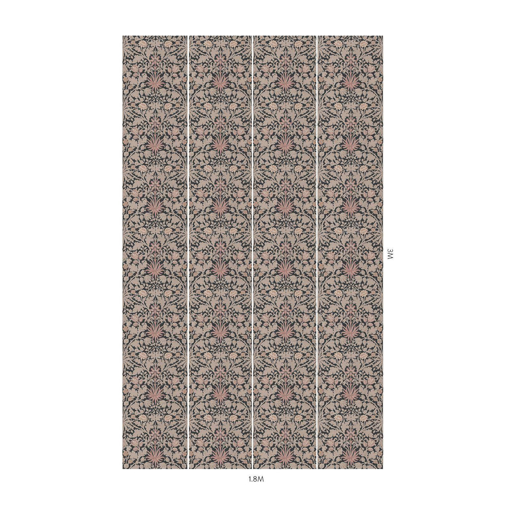 HYACINTH NOVELLUS Wallpaper - Noir