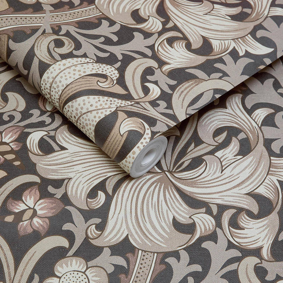 GOLDEN LILY Wallpaper - Black