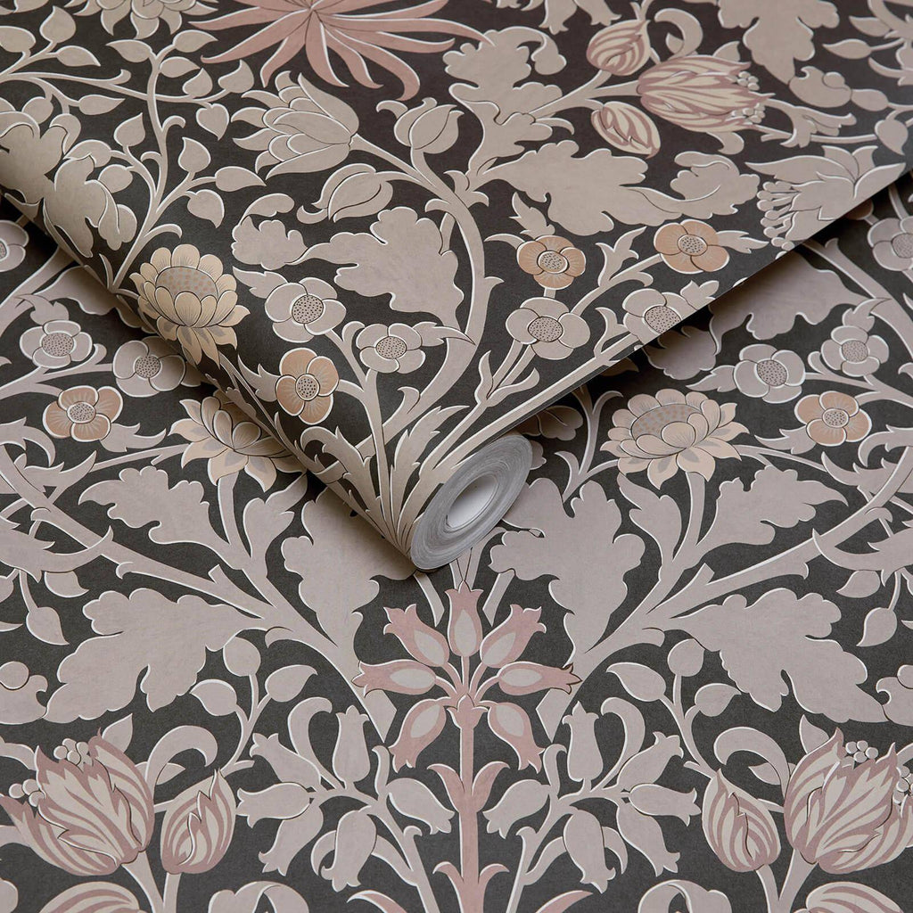 HYACINTH NOVELLUS Wallpaper - Noir