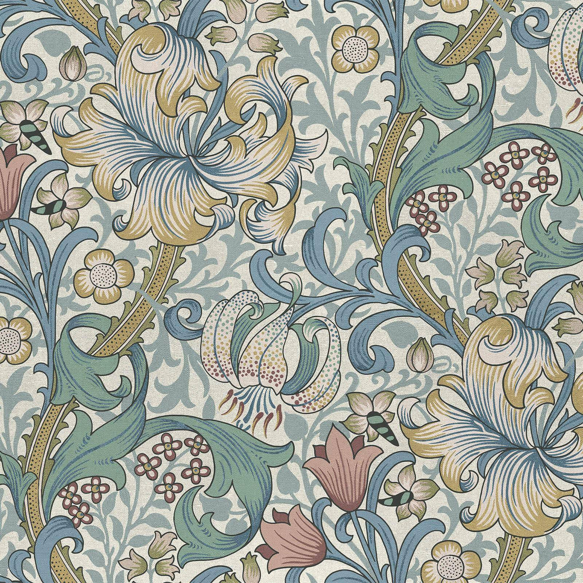 GOLDEN LILY Wallpaper - Moonstone