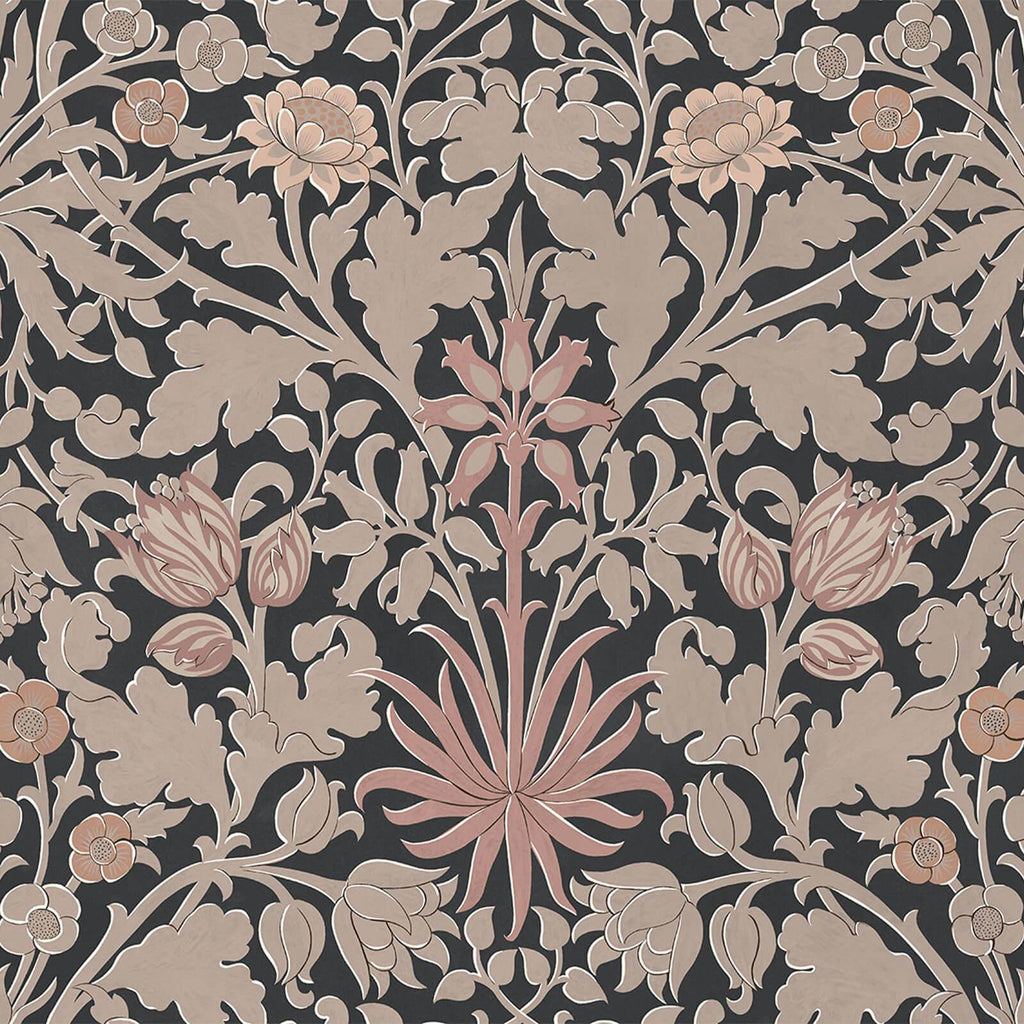 HYACINTH NOVELLUS Wallpaper - Noir