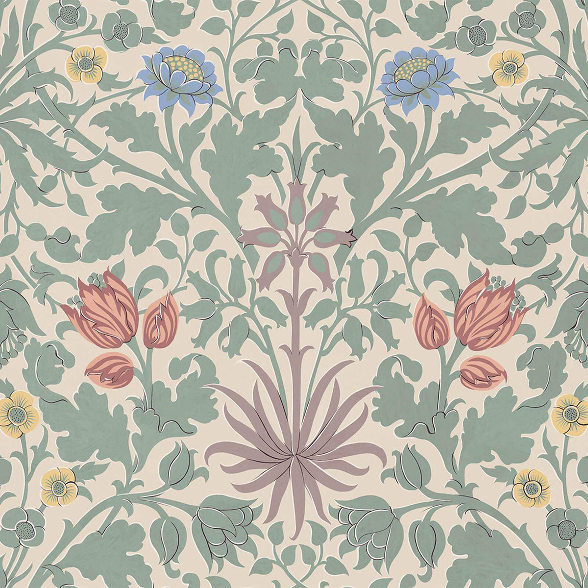 HYACINTH NOVELLUS Wallpaper - Phlox