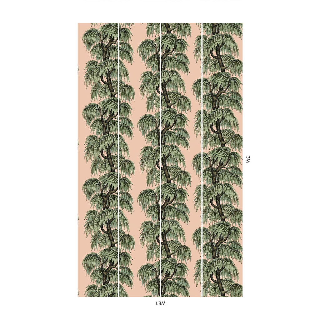 BABYLON Wallpaper Blush / Willow