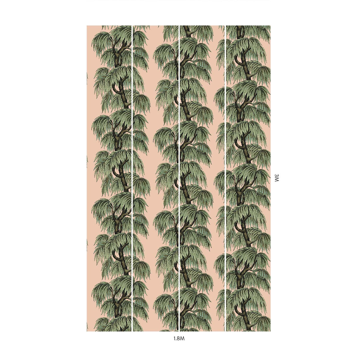 BABYLON Wallpaper Blush / Willow