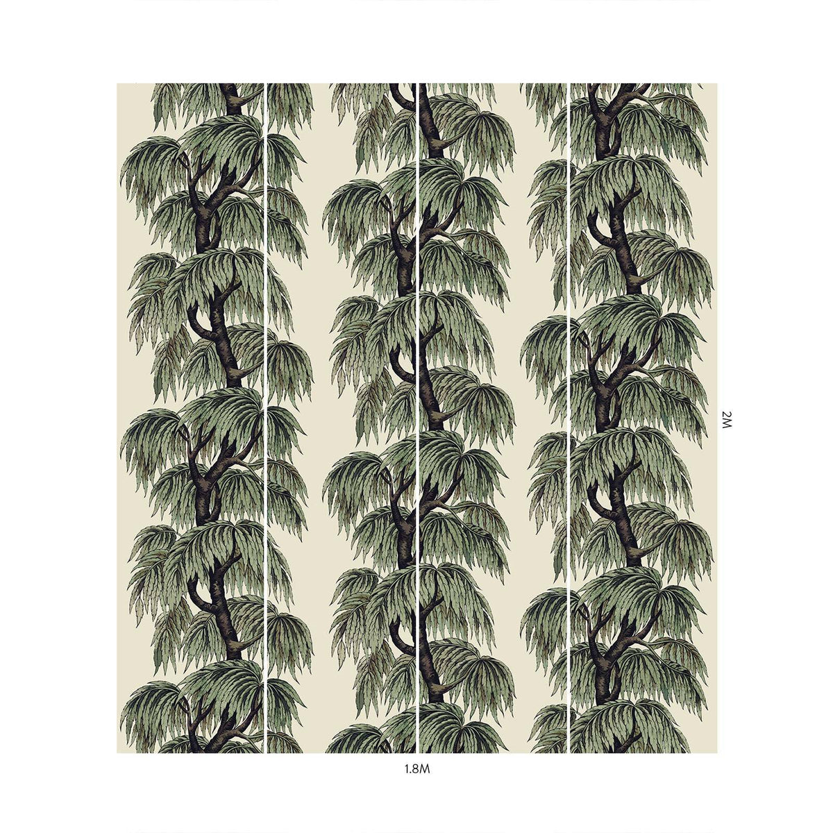 BABYLON Wallpaper Papyrus / Willow