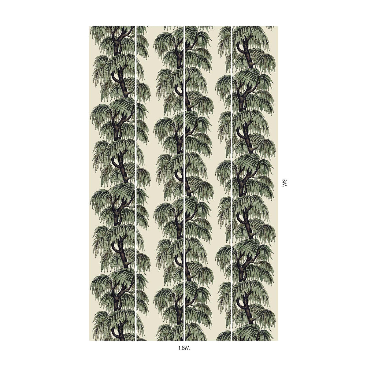 BABYLON Wallpaper Papyrus / Willow