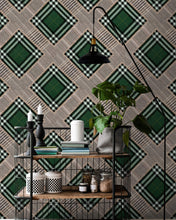 Load image into Gallery viewer, CHECKERED PATCHWORK WALLPAPER