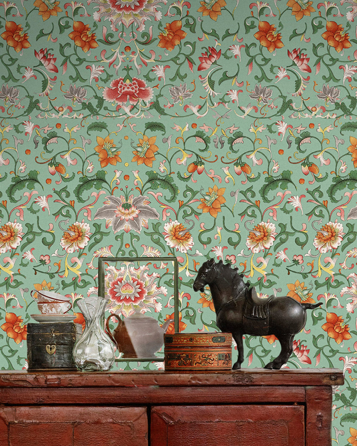 CHINESE FLORAL WALLPAPER