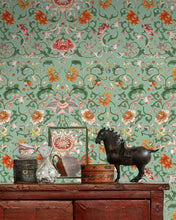 Load image into Gallery viewer, CHINESE FLORAL WALLPAPER