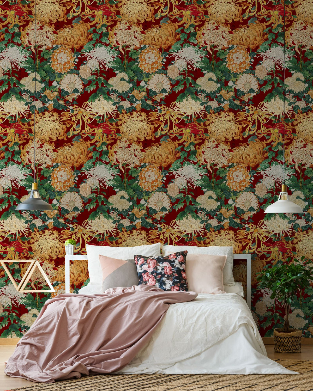 CHRYSANTHEMUMS WALLPAPER
