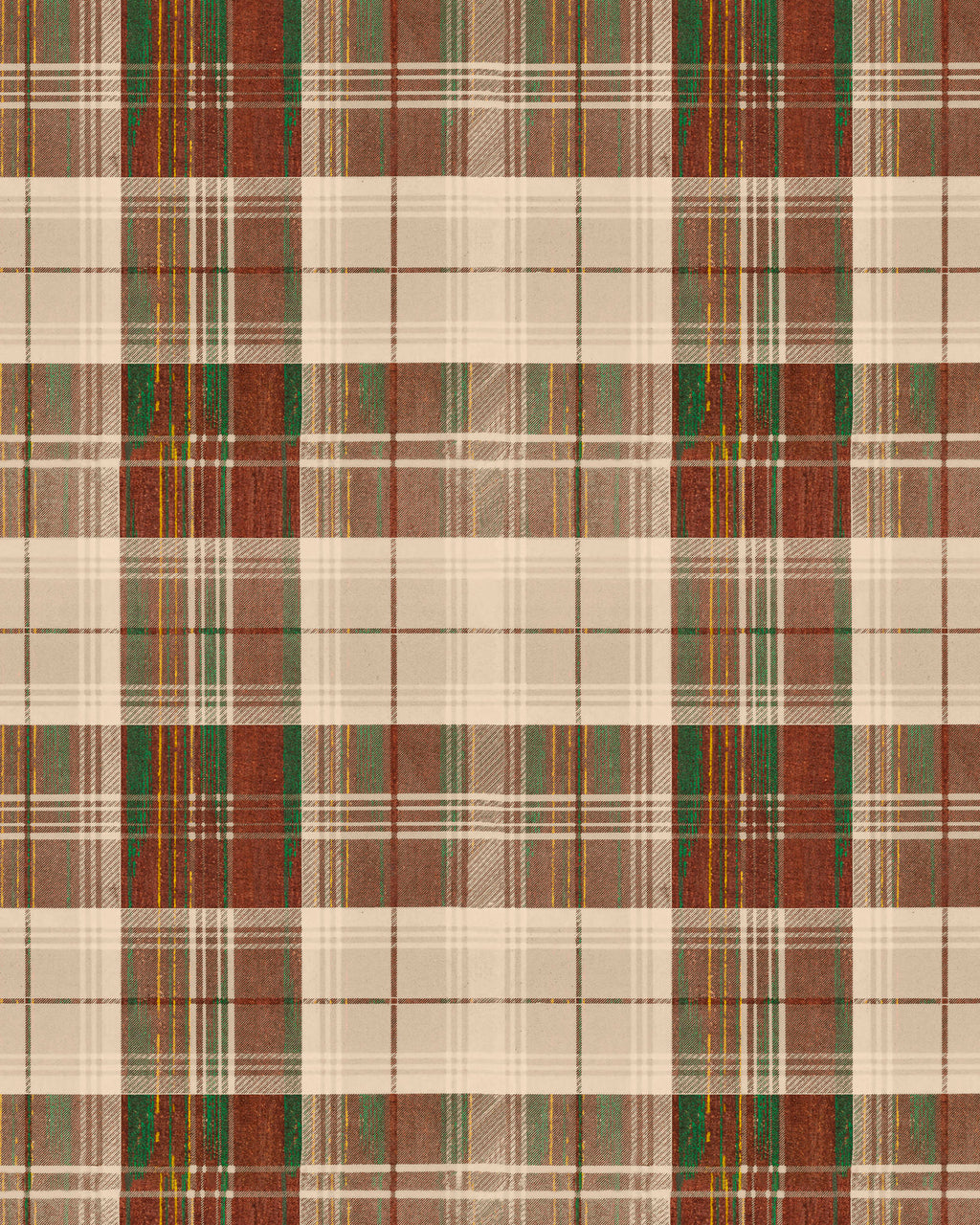 COUNTRYSIDE PLAID WALLPAPER