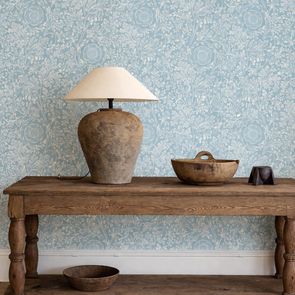 Chamomile in China Blue by Morris & Co.