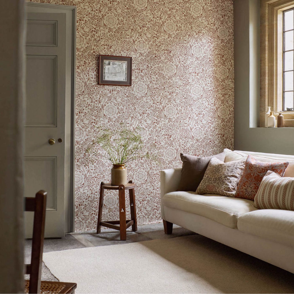 Chamomile in Flax/Madder by Morris & Co.