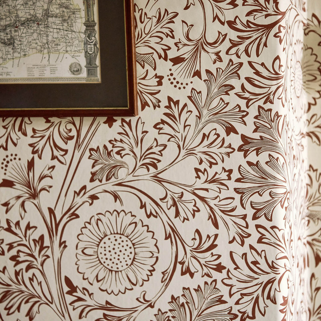 Chamomile in Flax/Madder by Morris & Co.
