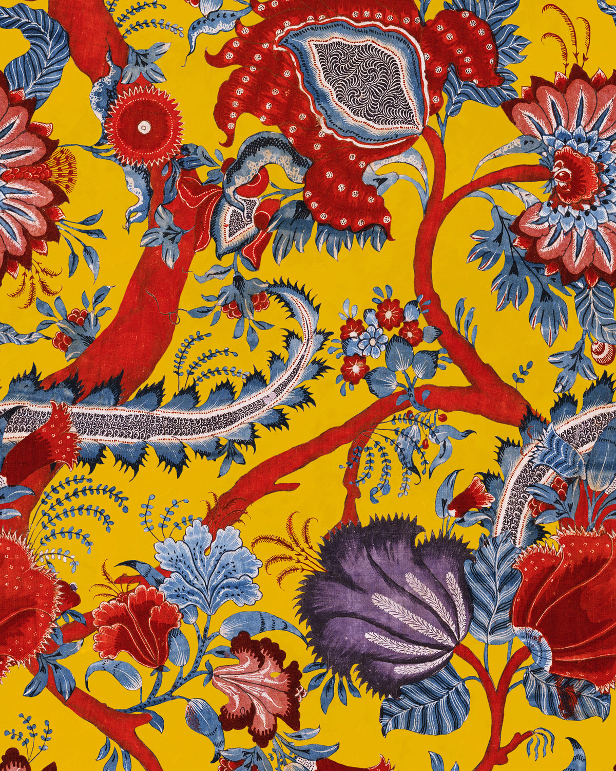CHINESE PAISLEY WALLPAPER