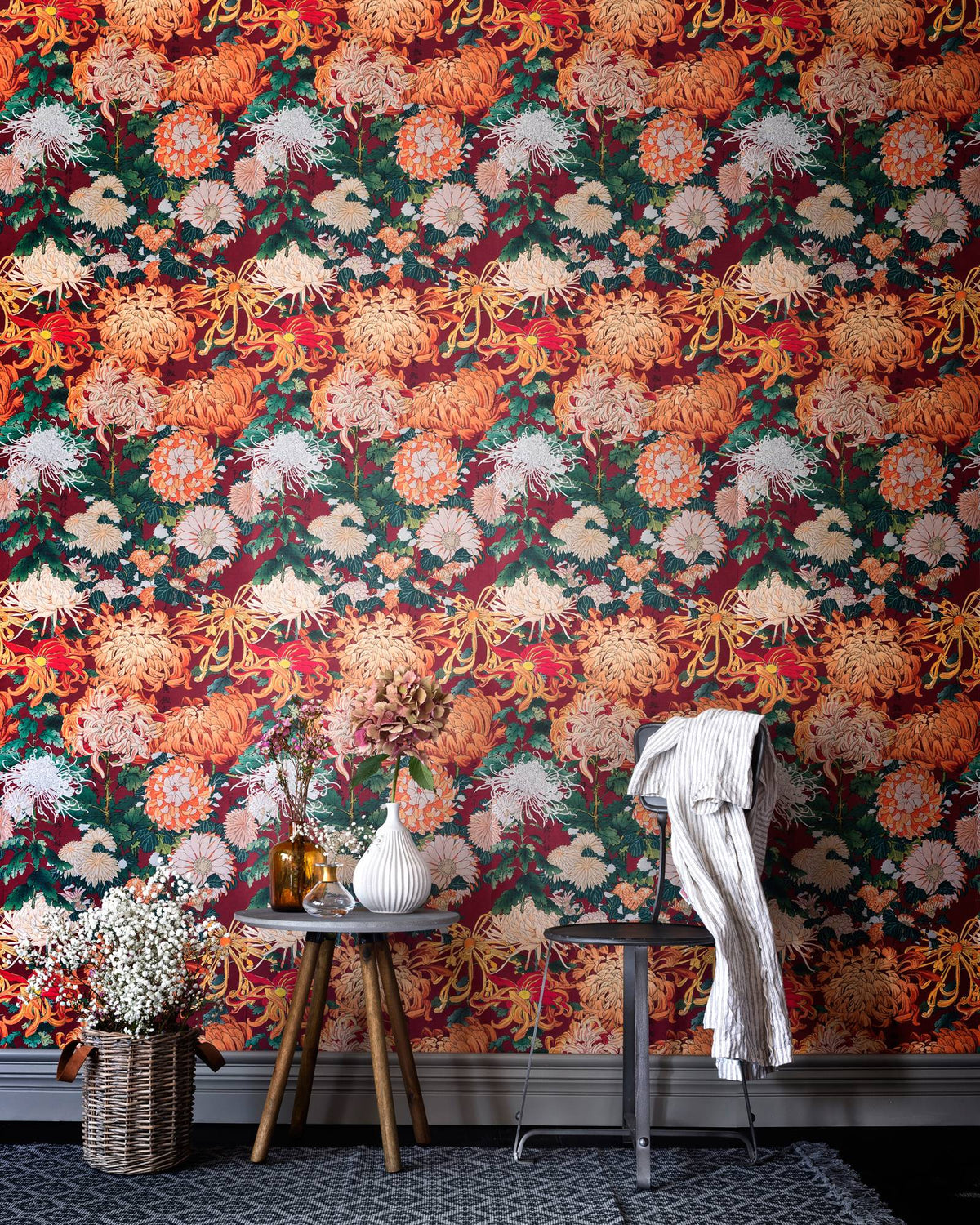 CHRYSANTHEMUMS WALLPAPER