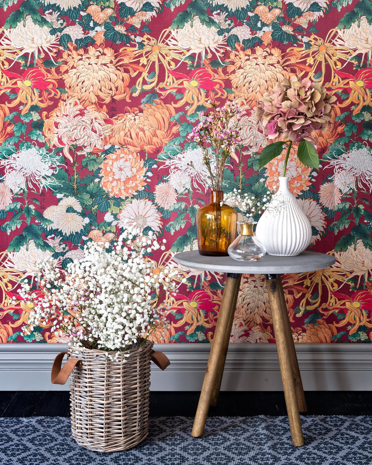 CHRYSANTHEMUMS WALLPAPER