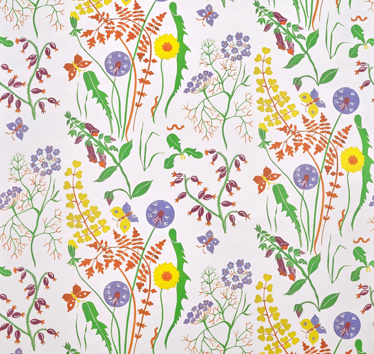 Pre d'ete wallpaper in MULTICOLORE