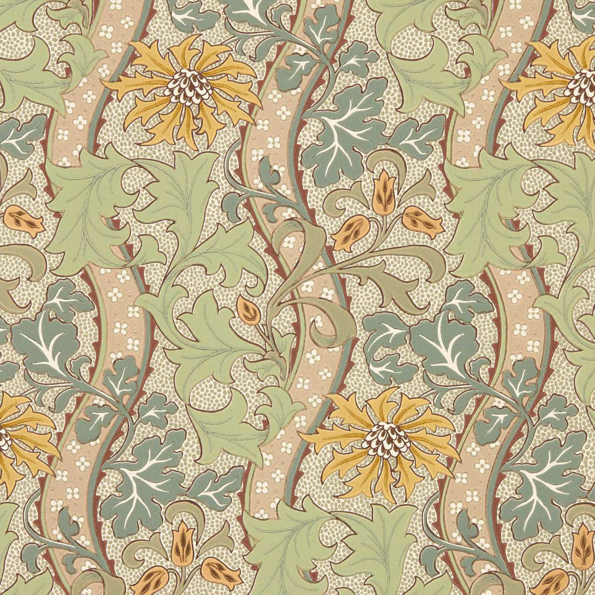 Cornflower in Lemon/Sage by Morris & Co.