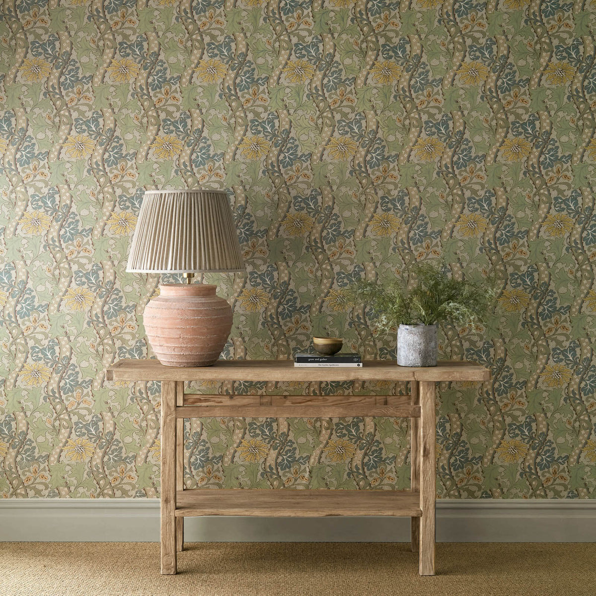 Cornflower in Lemon/Sage by Morris & Co.