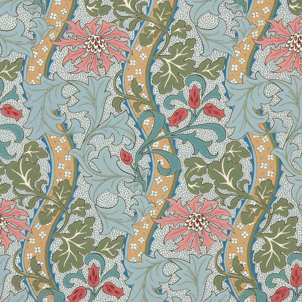 Cornflower in Rose/Woad by Morris & Co.