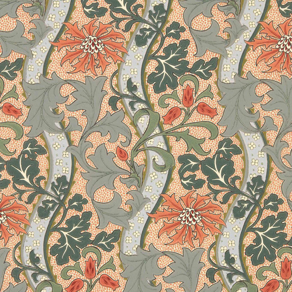 Cornflower in Russet/Teal by Morris & Co.