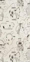Vases masqués wallpaper in Blanc
