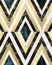 Load image into Gallery viewer, DIAMONDS IN BRASS METALLIC EDITION WALLPAPER