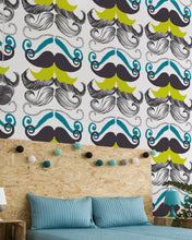 Load image into Gallery viewer, DIFFERENT MOUSTACHES WALLPAPER