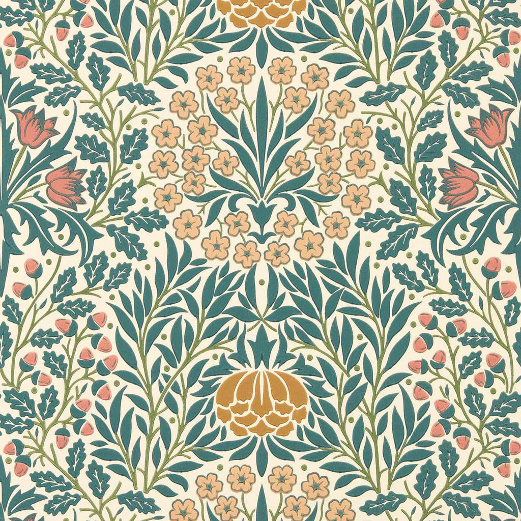 Daisy & Oak in Madder/Teal by Morris & Co.