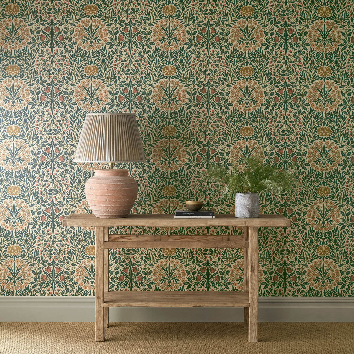 Daisy & Oak in Madder/Teal by Morris & Co.