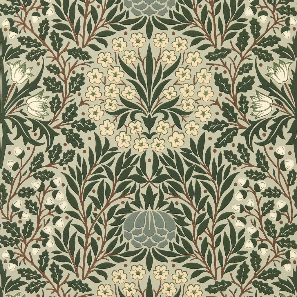 Daisy & Oak in Sage/Forest by Morris & Co.