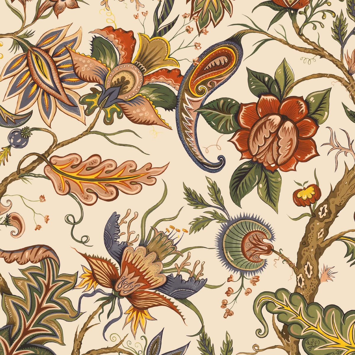 DAMAS Wallpaper - Cream