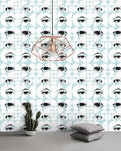 Load image into Gallery viewer, EYES AND CIRCLES WALLPAPER