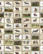 Load image into Gallery viewer, ENGLISH EQUESTRIAN STAMPS WALLPAPER