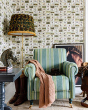 Load image into Gallery viewer, ENGLISH EQUESTRIAN STAMPS WALLPAPER