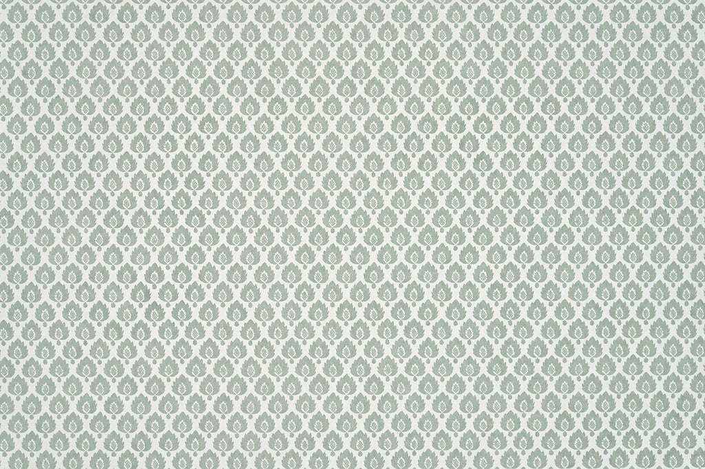 Pineapple leaf Wallpaper - Celadon pattern detail