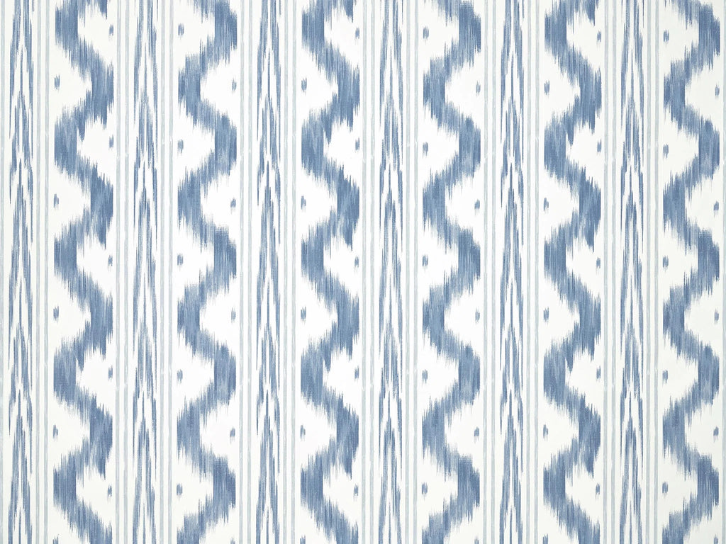 Toile de nantes intisse wallpaper in Ocean