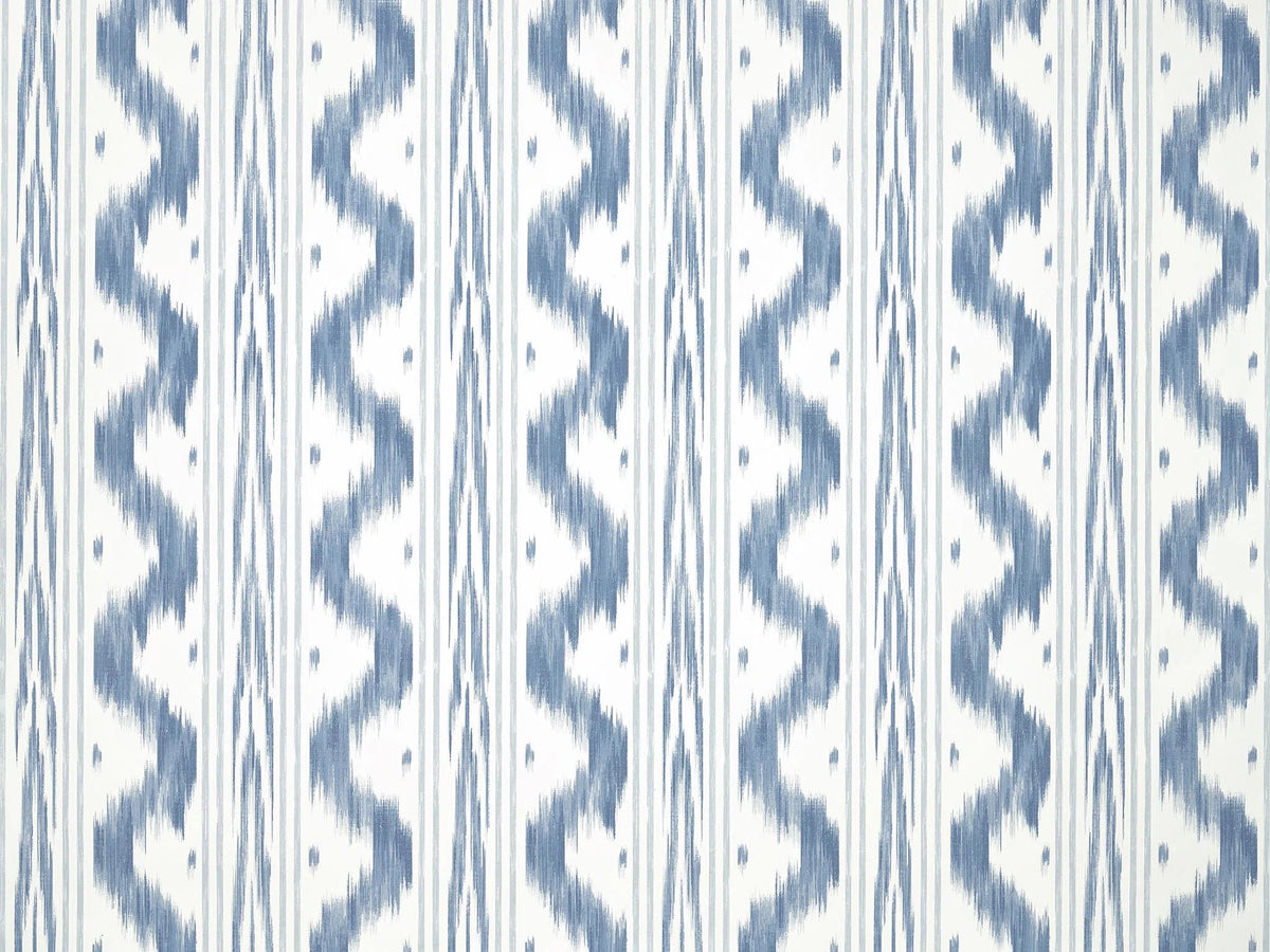 Toile de nantes intisse wallpaper in Ocean