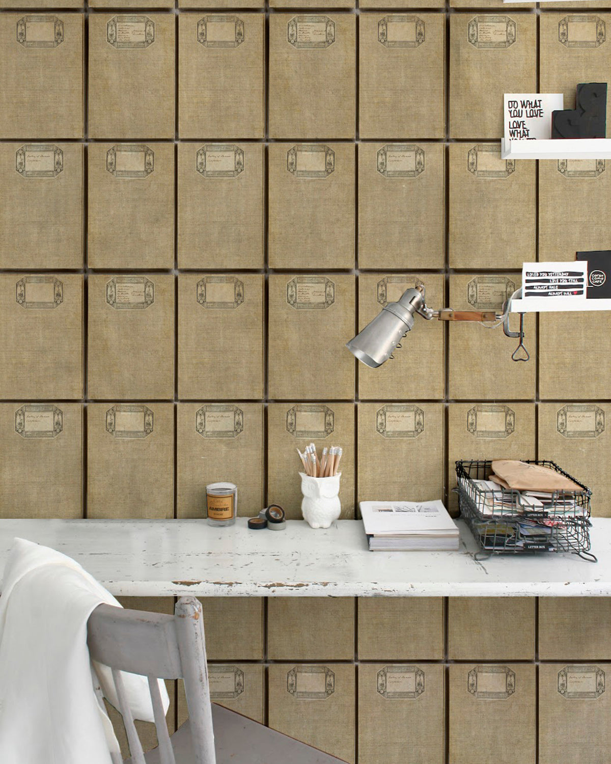 FABRIC COVERS WALLPAPER