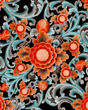 Load image into Gallery viewer, FLORAL PAINTING WALLPAPER