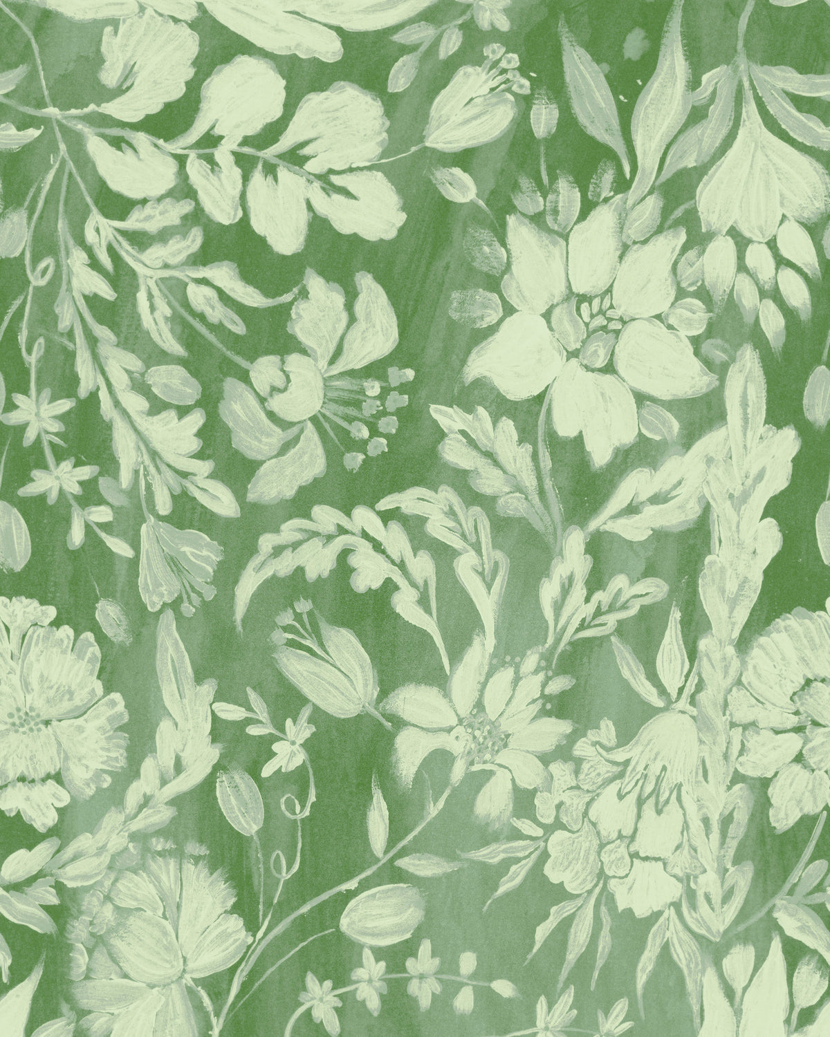 FLOWERY ORNAMENT WALLPAPER